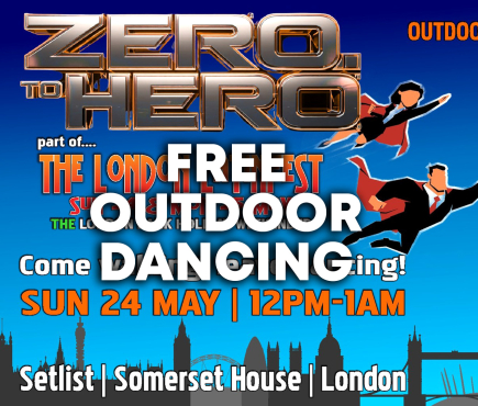 Zero To Hero Sunday 24th May 2026 - FREE Outdoor Social Dancing